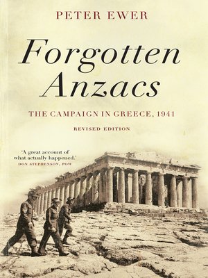 cover image of Forgotten Anzacs